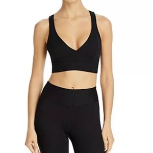 NWOT Year of Ours Victoria Ribbed Sports Bra | Size S | Black